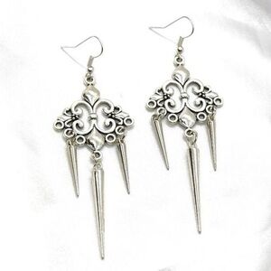 Gothic Medieval Spike Earrings